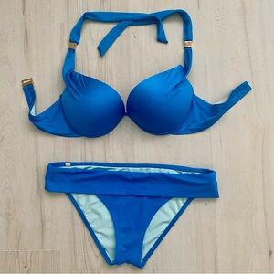 Victoria's Secret Vibrant Blue Bikini Set